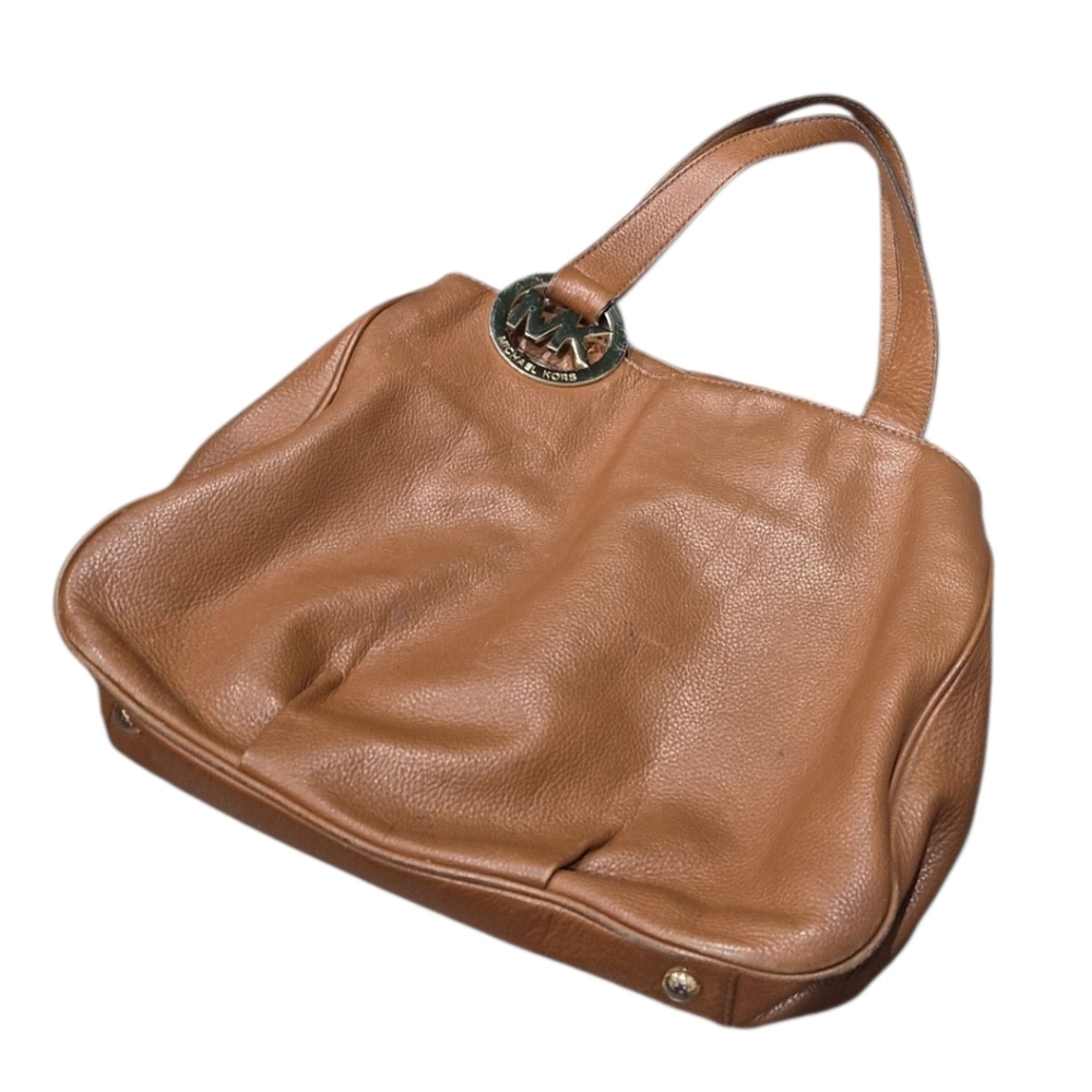 Michael Kors Tan Leather Tote Bag